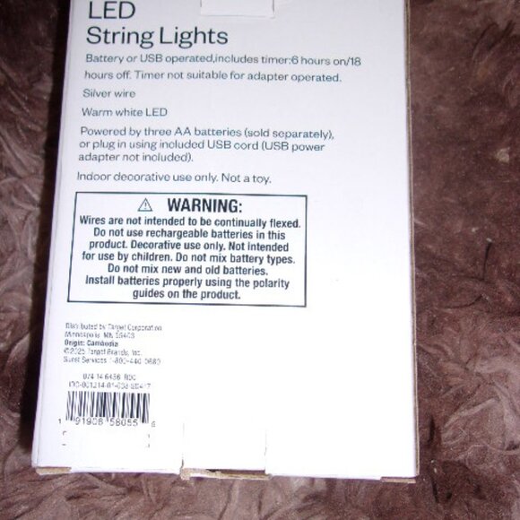 90ct LED Fairy Lights - Room Essentials New - Picture 3 of 3
